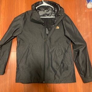 The North Face Men's Charcoal Raincoat